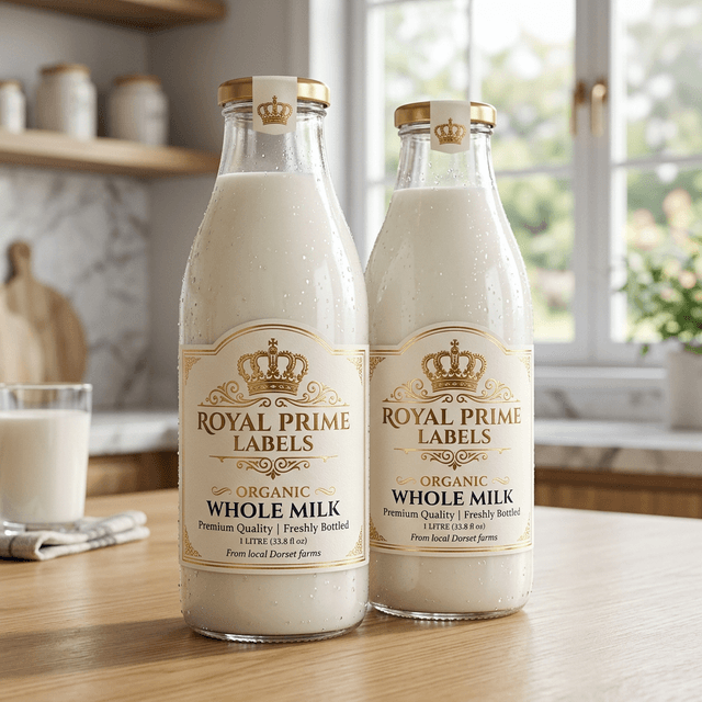 Dairy Product Labels Background