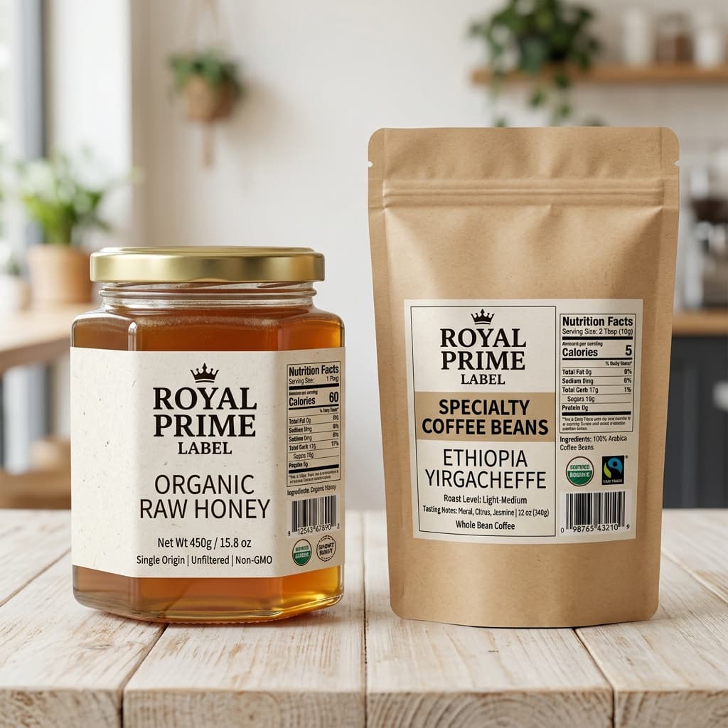 Food-Safe Retail Labels