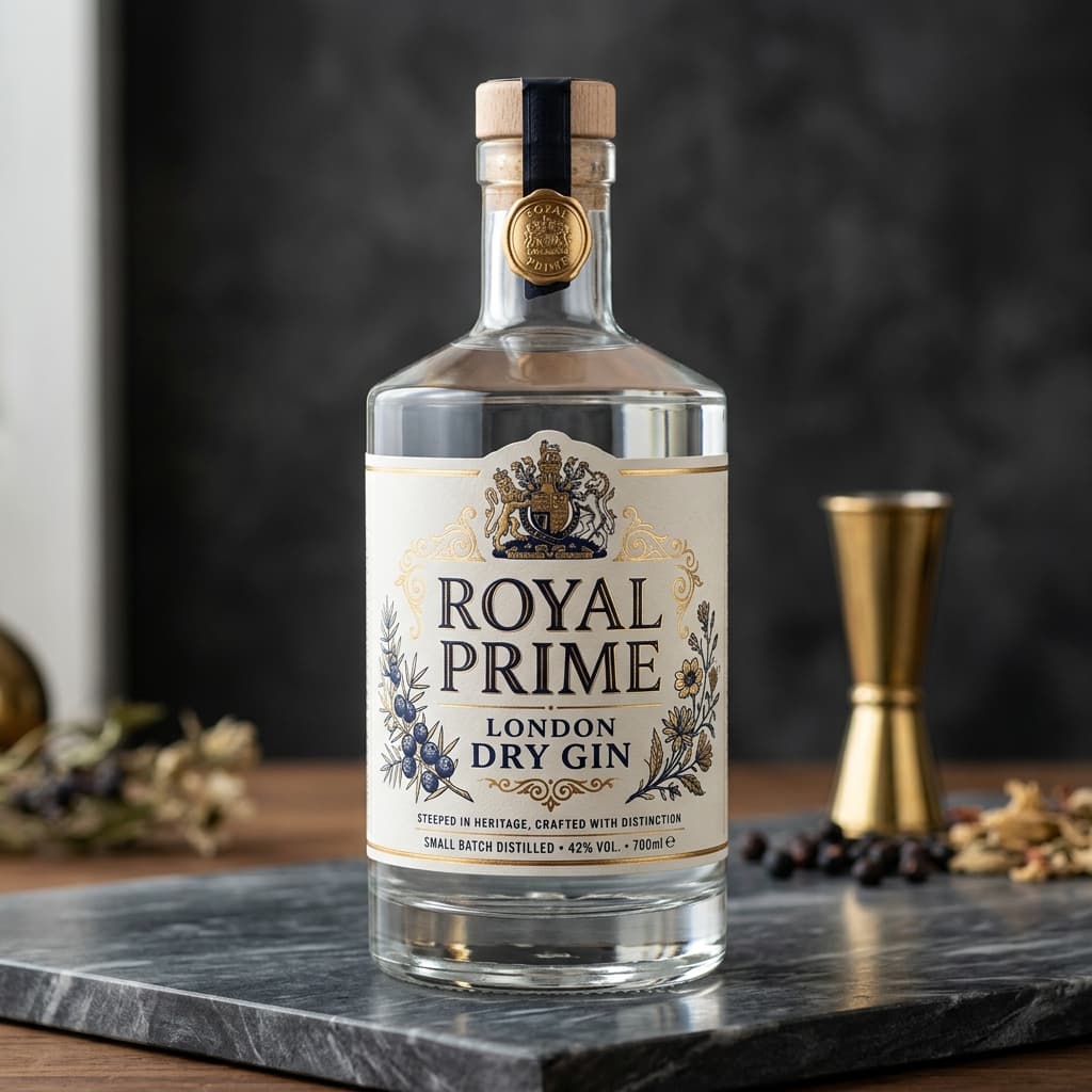 Premium Gin Label