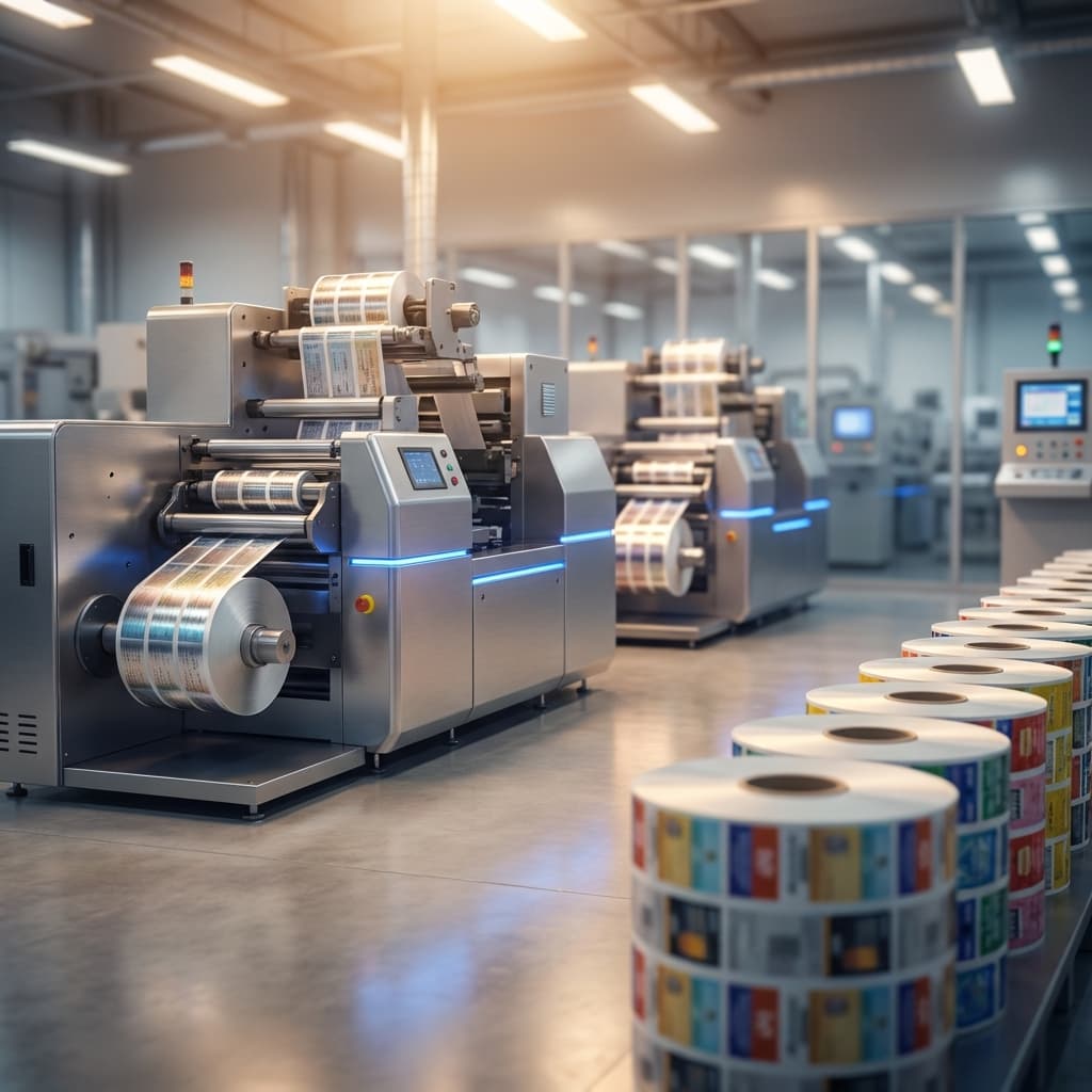 Industrial Roll Form Label Manufacturing